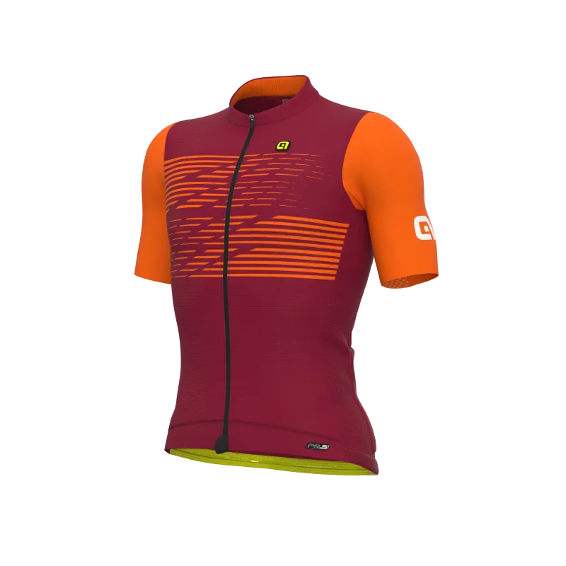 Maglia ciclismo PR-S LOGO bordeaux - ALE' - FashionsVida