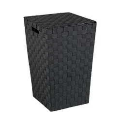 Wäschetruhe Adria Square Schwarz