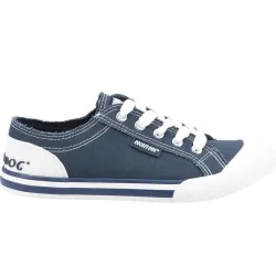 Womens/ladies Jazzin Shoes (Navy/white) - Size Uk 6