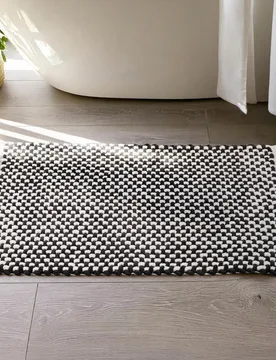Badteppich Covelo weiß-anthrazit - WENKO - FashionsVida