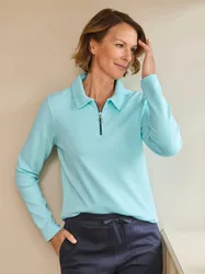 Jersey-Troyer - Eisblau - female - Size: 50
