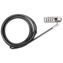 Cadenas Trapezoid Serialised Combination Cable Lock Black / Steel One Size unisex