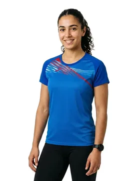 Elite X Short Sleeve T-shirt Royal L Women - Joma - FashionsVida