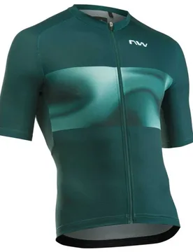 Maglia A Maniche Corte Force Evo Petrol - Northwave - FashionsVida