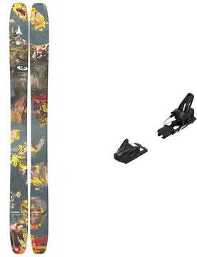 Ski Set inkl. Bdg. Freeride-Ski Pack Bent Chetler 120 2027 Grau - Atomic - FashionsVida