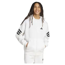 Sweat-shirt à Zip Future Icons 3 Stripes White M