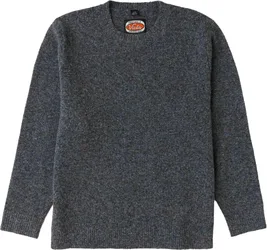 Pull à col rond - Presley Crew Neck Eco Sweat M Black Heather en Laine - Taille L - Gris