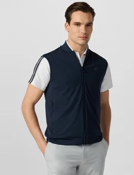 Chaleco de hombre técnico logo pecho tallas grandes - Hackett - FashionsVida