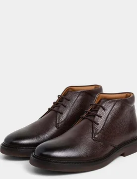 Botines de hombre chukka de piel elsted - Hackett - FashionsVida