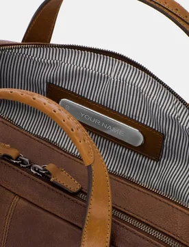 Portadocumentos de hombre de piel de dos compartimentos - Scharlau - FashionsVida