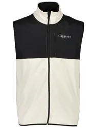Contrast fleece waistcoat male