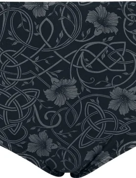 Bikini-Unterteil - Rooted in Reverence high waist Bikini-Hose - S bis M - für Damen - Größe S - schwarz - Frauen - female - Black Premium by EMP - FashionsVida