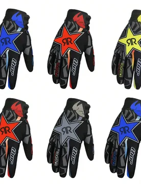 Guantes deportivos para ciclismo, motocicleta, equitación, campo traviesa, descenso de montaña, protección resistente al desgaste y antideslizante - Shein - FashionsVida