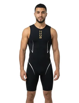 Tc Performance Sleeveless Trisuit Black / Gold XL Men - HUUB - FashionsVida