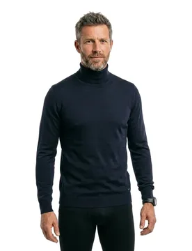 Pull à Col Roulé Musso 10241489 Dark Blue M - BOSS - FashionsVida