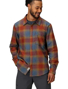 Stonepeak lightweight performance flannel camisa montaña manga larga hombre Marron (S) - Marmot - FashionsVida