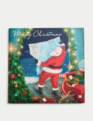 Christmas Santa Gift Card No Colour