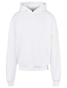 Sweat à Capuche Ultra Heavy Cotton Box White M - Build Your Brand - FashionsVida