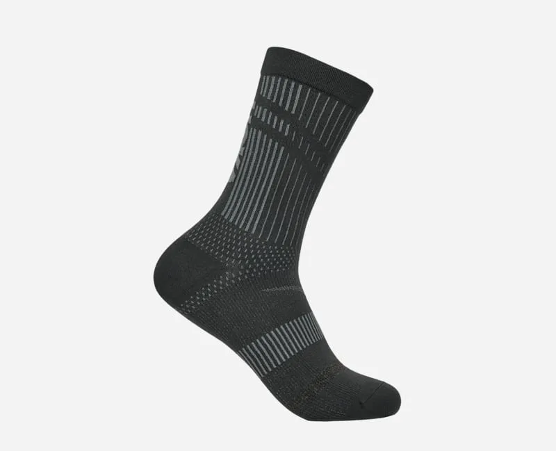 Trail Run Crew Sock in Black, Size Medium - HOKA - FashionsVida