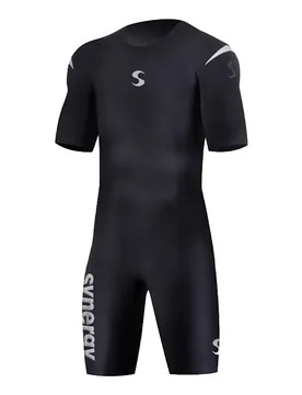 Synskin 3 Short Sleeve Trisuit Black L Men - Synergy - FashionsVida