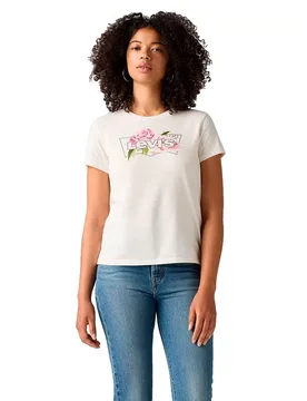 Maglietta A Maniche Corte The Perfect Black / White / Egret XS - Levi´s ® - FashionsVida