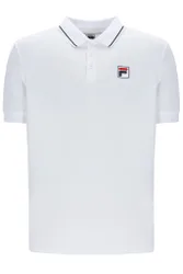 White Mens Tennis Polo - XS