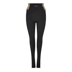 Womens Athletic Tight Leggings Black - Size 12 Uk