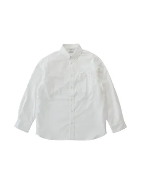 Classic Oxford coolmax shirt camicione tecnico maniche lunghe - white - Gramicci - FashionsVida