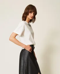 T-shirt slim avec broderie