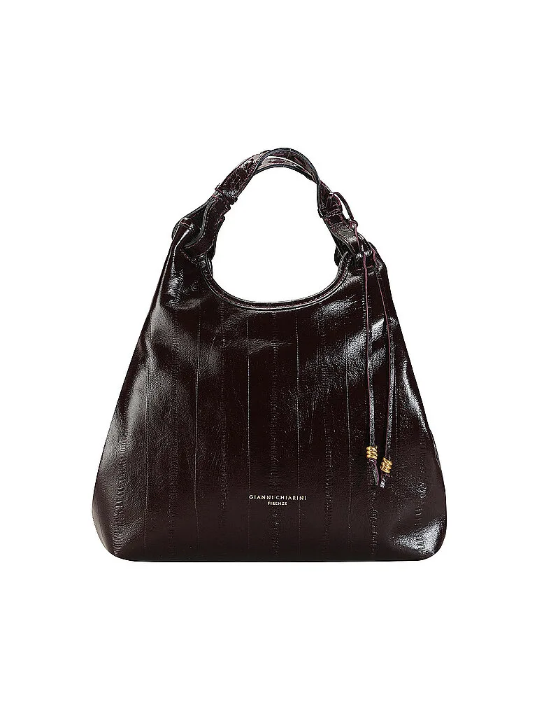 Ledertasche - Hobo Bag DUA Medium dunkelrot Damen - GIANNI CHIARINI - FashionsVida