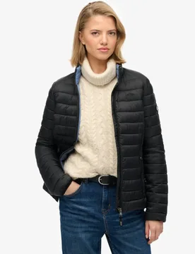 Superdry Damen Fuji Lite Steppjacke Black - Größe: 34 - 109.99 - FashionsVida