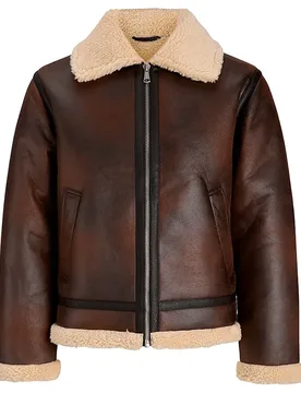 Giacca Norrebro Aviator Chocolate Brown S - Jack & jones - FashionsVida