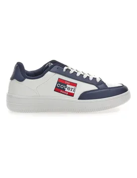 Sneakers Bianche e Blu 224115 44 - COVERI - FashionsVida