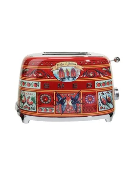Tostadora (2 rebanadas) Dolce Gabbana TSF01DG (Rojo/Decoración) multicolor - Smeg - FashionsVida