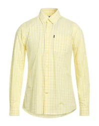 Camisa Hombre Amarillo pastel S Hombre