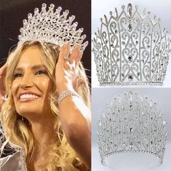 Levery 2023 Design Miss Pageant Big Alloy Crown Adjustable Headband