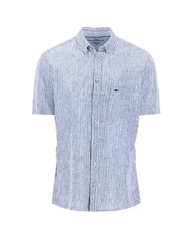 Camisa de lino azul XXL - Fynch-Hatton - FashionsVida