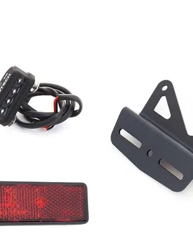 Kit Luce Targa + Supporto + Catadiottro Kawasaki Z 1000 2003-2020 - EVOTECH - FashionsVida