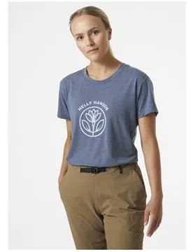 T-Shirt W Skog Recycled Graphic Tee Eu M;Eu Xs Female - Helly Hansen - FashionsVida