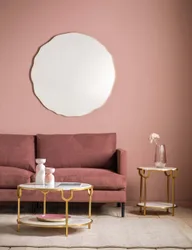 Carano Metal Extra Large Round Wall Mirror Gold