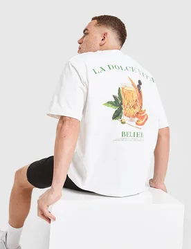 LA Dolce T-Shirt - Herren, Weiss - male - Size: XL - BELIER - FashionsVida