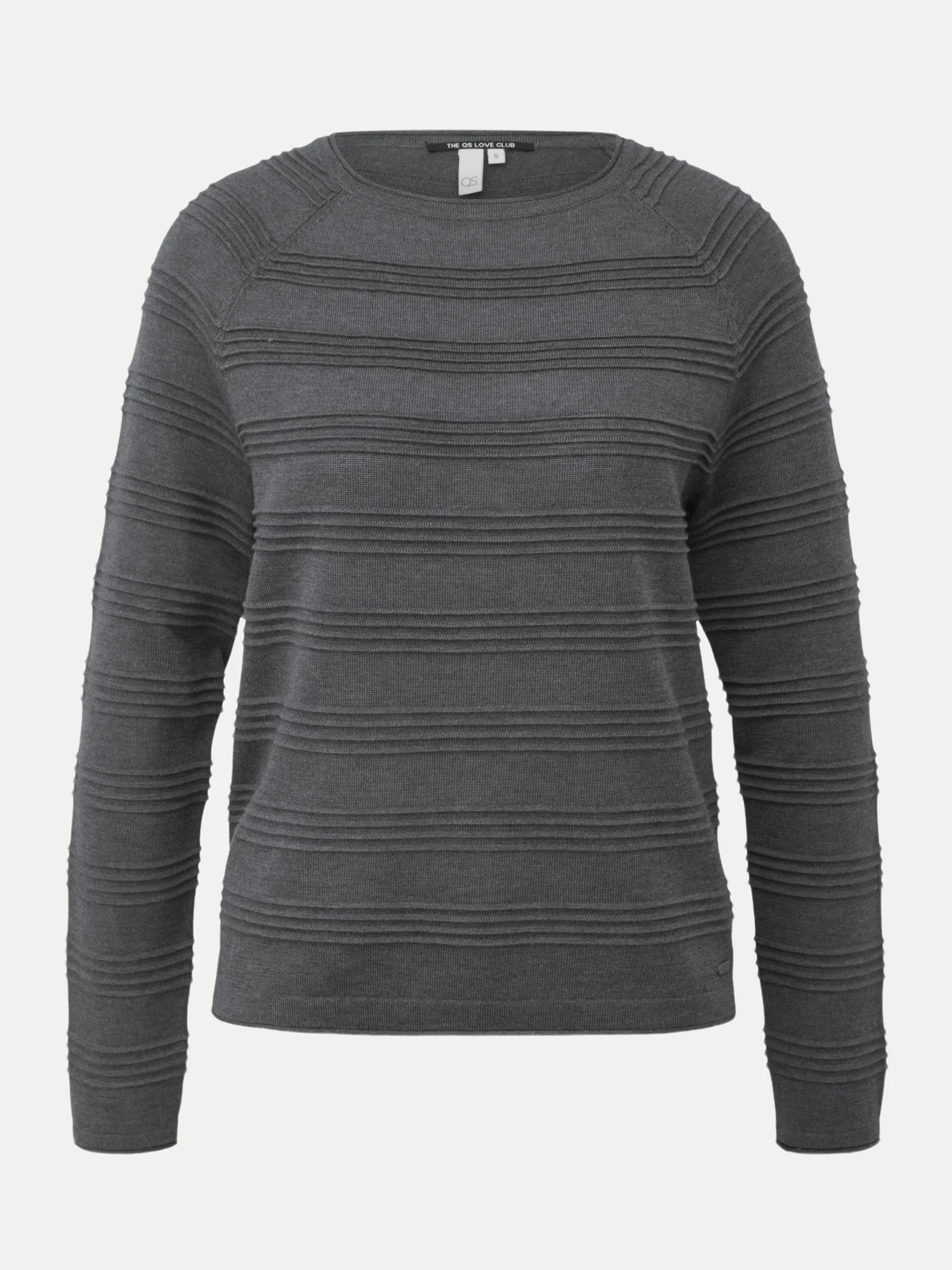 Strickpullover Strukturiert Grau L - Q/S designed by - FashionsVida