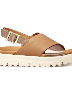 Baskets Xand 2.1s Beige / Dark Beige EU 38 - Geox - FashionsVida