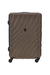 Valigia Trolley Grande rigida bronzo con lucchetto a combinazione PR185/G