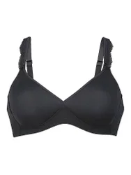 BH ohne Bügel SELMA black schwarz 95D Damen