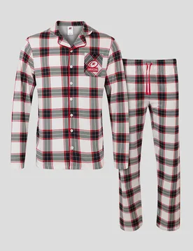 Saracens Men's Long Pj Set White/Red 3XL male - Castore - FashionsVida
