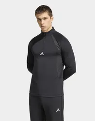 Mens Felpa TECH APPAREL 1/4 zip - Nero, nero nero Uomo taglia L