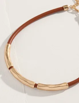 Jo & Mr. Joe - Chocker con cordón y adorno metálico - Jo & Mr. Joe - FashionsVida
