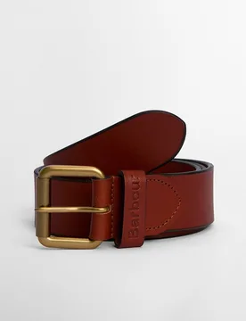 Cinturón de hombre de piel con hebilla - Barbour - FashionsVida