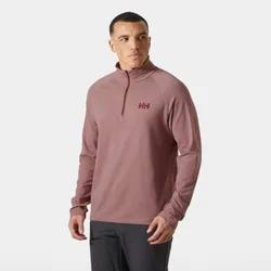 Men's Tyri Half-Zip Red S - Mars Red Melange - Male